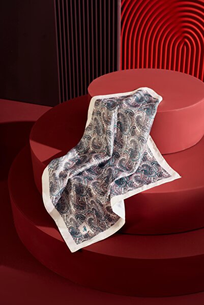 JAWEL Γυναικείο σάλι με σχέδιο 55*55 εκ. Μπαντάνα & Φουλάρι