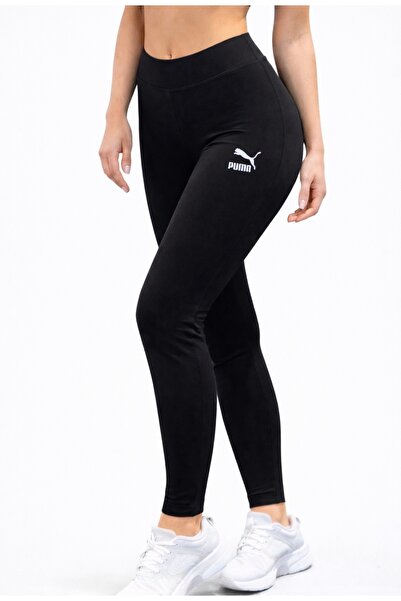 OEM Puma Κολάν Υψηλής Μέσης – Στενή Εφαρμογή - Μαύρο, L