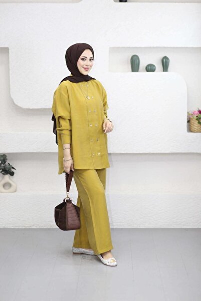 Suede Style 6294 - Κομψό, άνετο, μαλακό ύφασμα Modal, χαλαρό γυναικείο σετ
