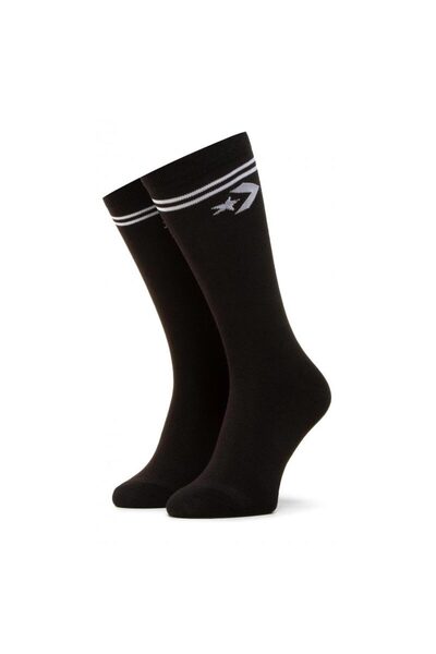 Converse Κάλτσες με διπλή ρίγα και σχέδιο αστεριού-σερβίλι, πακέτο 2 τεμαχίων...