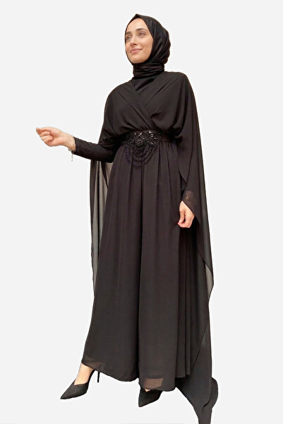 Senna Design Γυναικείο ολόσωμο φόρεμα Maddison - Μαύρο