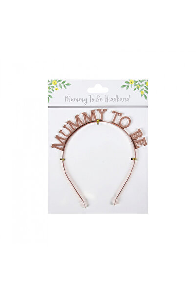 Gift Design Μεταλλική ροζ κορώνα για μέλλουσα μαμά