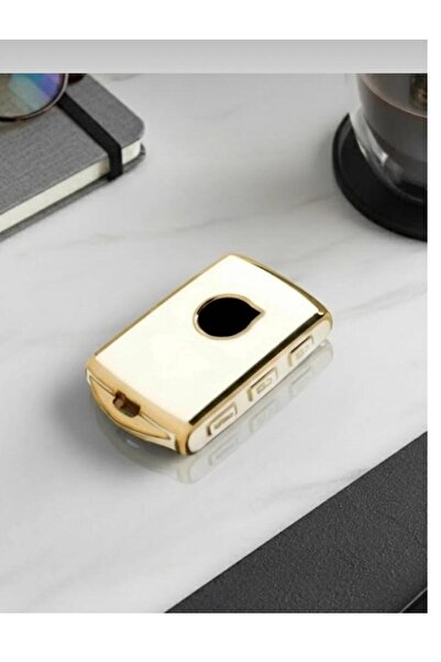 ÖZEN KEYS غطاء جهاز التحكم الذكي بأربعة أزرار لسيارات فولفو XC40 XC60 XC90 S9...