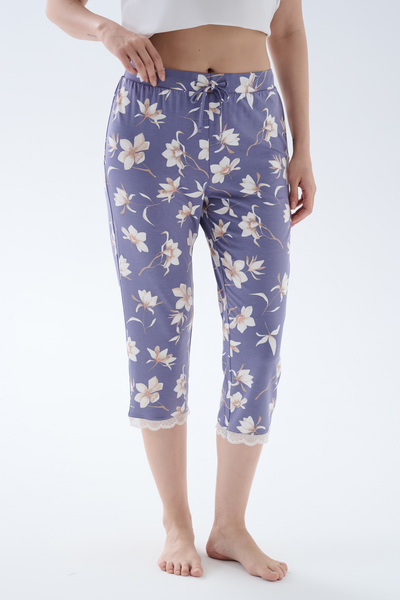 Hays Kadın Viskoz Dantel Detaylı Midi Pijama Altı