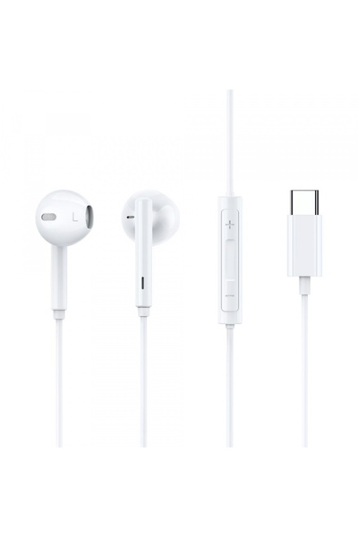 OEM Ενσύρματα ακουστικά ψείρες, McDodo, USB-C, Μικρόφωνο, Στερεοφωνικά, Λευκά