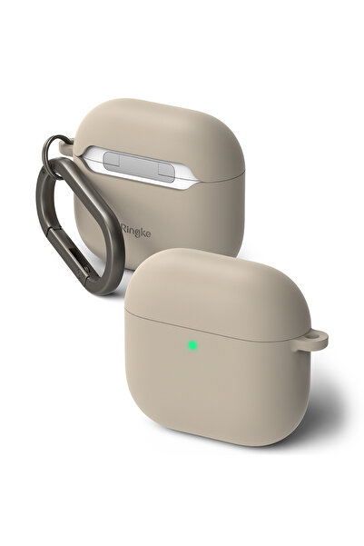 Ringke Silicon - Apple AirPods 4 - Stone, protecție antișoc