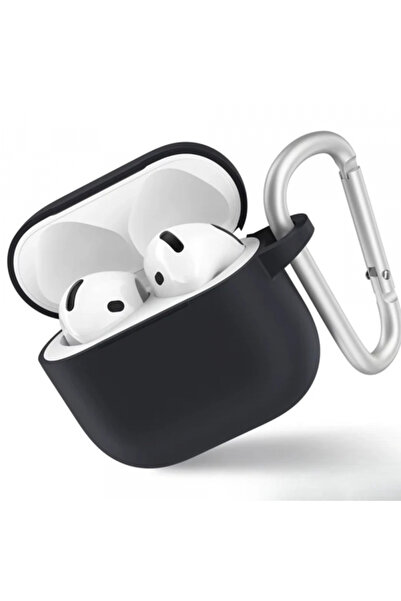 Stef's Cat Blueo Υγρή Θήκη για Apple AirPods 4, Μαύρο