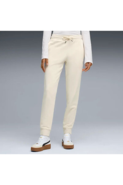 Puma ESS ELEVATED Sweatpants TR Κρεμ Γυναικείο Παντελόνι Φόρμας