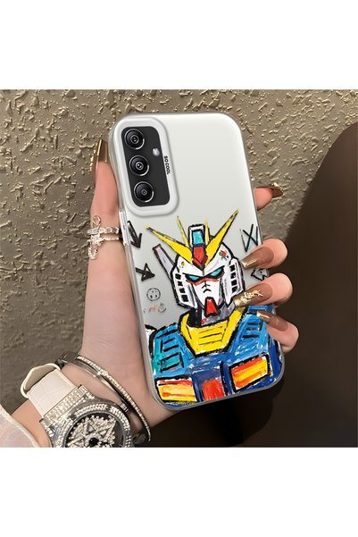 CASEVIBE حافظة حماية متوافقة مع هاتف سامسونج جالاكسي M34 بتصميم روبوت أنيق لل...