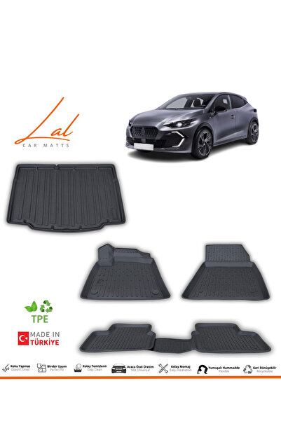 Lal Renault Clio 6 3D Havuzlu Paspas Bagaj Havuzu Seti (2026 ve sonrası Uyumlu)