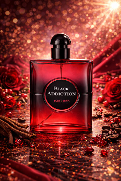 DARK RED Black Addiction Γυναικείο Άρωμα 100ml, Έντονο Γλυκό, Κομψό και Ακατα...