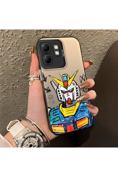 CASEVIBE حافظة حماية متوافقة مع هاتف Infinix Hot 50i بتصميم روبوت أنيق للرجال