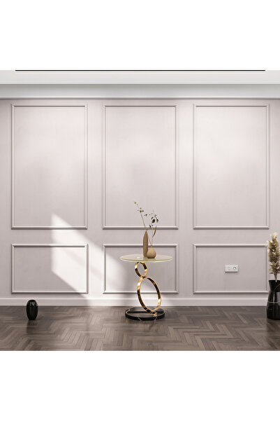 Decomacro Boyanabilir Duvar Çıtası Seti – Klasik Çerçeve Dekoratif Panel 6 Çe...