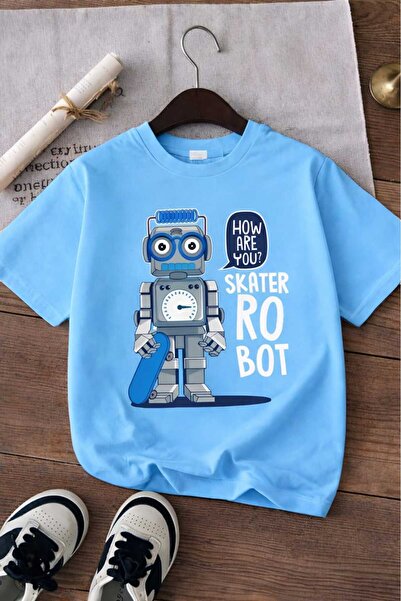 DM DOLCE MORE ΡΟΜΠΟΤ ΠΩΣ ΕΙΣΑΙ ΤΟΥΣ; ΠΑΙΔΙΚΟ ΜΠΛΟΥΖΑΚΙ ΟΥΝΙΣΕΞ ΜΕ ΣΤΑΜΠΑ 5GH1