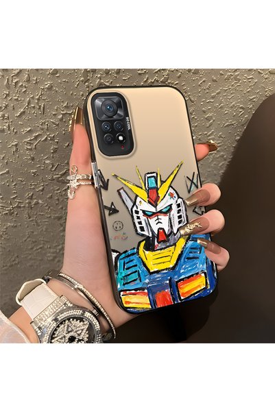 CASEVIBE حافظة حماية بتصميم روبوت أنيق للرجال متوافقة مع Redmi Note 11 Pro 4G/5G