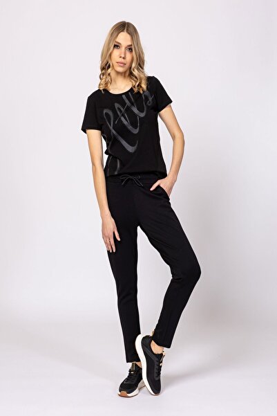 Heavy Tools Tricou de damă cu mânecă scurtă MAVYL negru