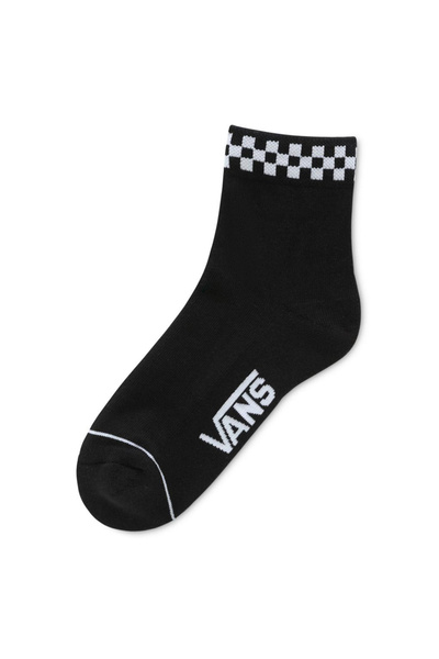 Vans PEAK A CHECK CREW SOCKS ΜΑΥΡΕΣ 36.5-41