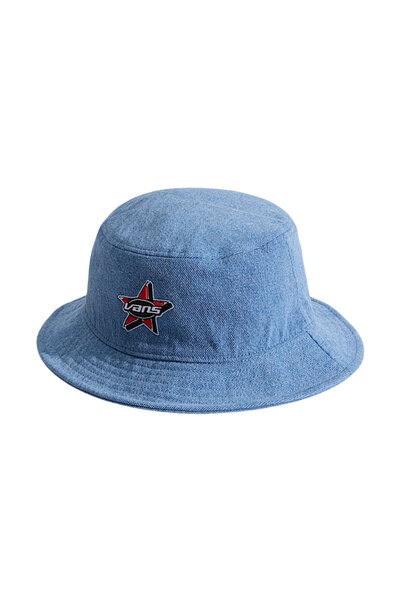 Vans STARMARKED ΚΑΠΕΛΟ ΤΥΠΟΥ BUCKET ΠΑΛΑΙΩΜΕΝΟ ΜΠΛΕ L/XL