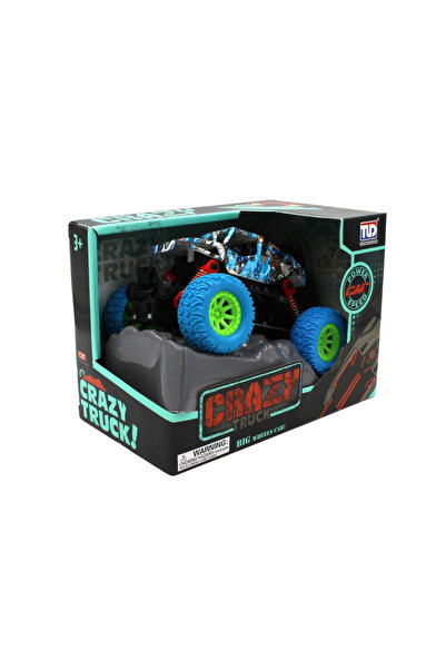 LG Imports Μόνστερ Τρακ, Τρελό Μπλε, Τροχοί σε Νέον Πράσινο, Μηχανισμός οπισθ...