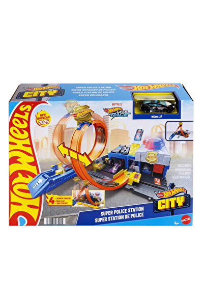 HOT WHEELS Polis İstasyonu Oyun Seti JBM71