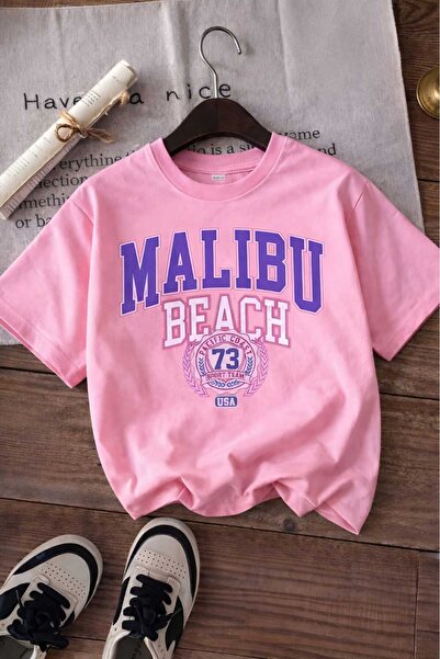 DM DOLCE MORE Παιδικό μπλουζάκι Unisex με στάμπα Μαλιμπού Μπιτς 6GH3