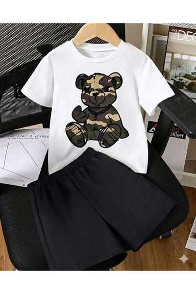 DOCE ELEGANTE ΚΑΛΟΚΑΙΡΙΝΟ ΠΑΙΔΙΚΟ ΣΕΤ ΜΕ ΣΧΕΔΙΟ ΑΡΚΟΥΔΑΚΙ ΚΑΜΟΥΦΛΑΖ