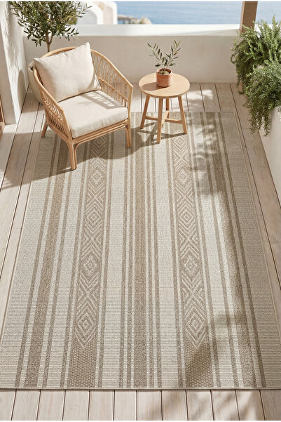 venucci home & living Larin Modern Sisal Jüt Toz Vermez Balkon Bahçe Mutfak K...