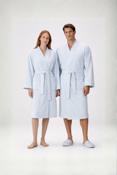 İrya Verona Bamboo Bathrobe Set Ice Blue
