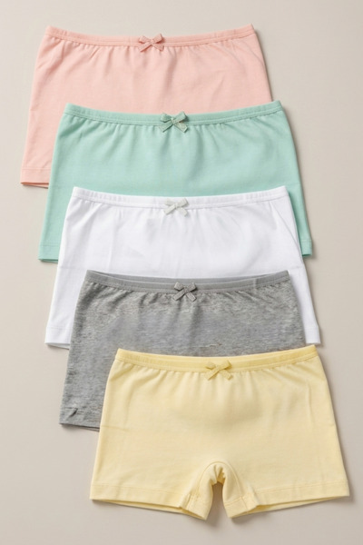 Katia&Bony Συσκευασία 5 τεμαχίων Κοριτσίστικα Μποξεράκια Πολύχρωμα