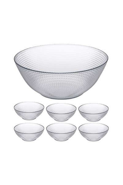 COK Σετ μπολ σαλάτας και 6 μπολ σερβιρίσματος, Pasabahce Generation, 7 τεμάχια