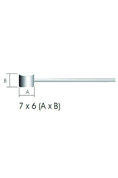Syncromate Cablu Frana Teflon 2m/1.5mm cap 6x7mm