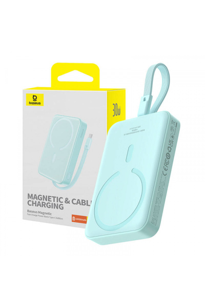 Baseus Εξωτερική μπαταρία, Baseus, 10000mAh, 30W, Μπλε