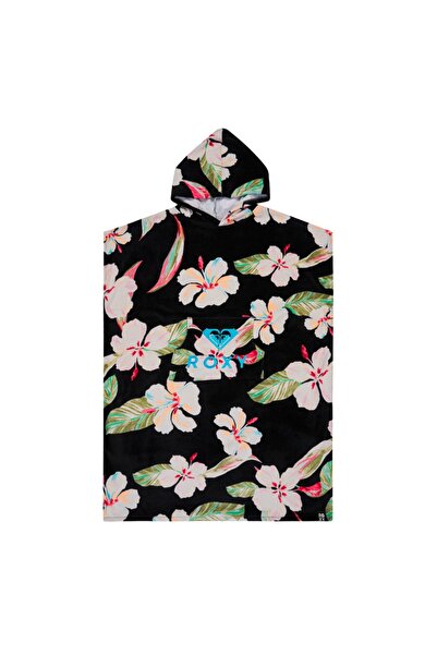 Roxy ΜΕΙΝΕ ΜΑΓΙΚΟΣ ΤΥΠΩΜΕΝΟ ΠΟΝΤΣΟ ΠΕΤΣΕΤΑ ΑΝΘΡΑΚΙ ΗΛΙΟΣΤΟ Φ