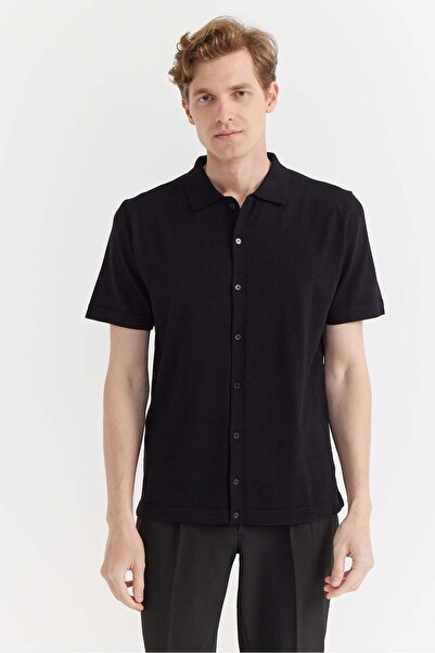 PAULMARK Ανδρικό πλεκτό πουκάμισο