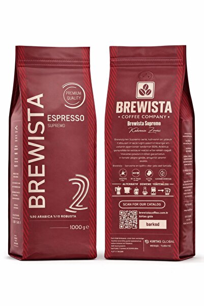 Brewista SUPREMO ÇEKİRDEK KAHVE 1000gr.