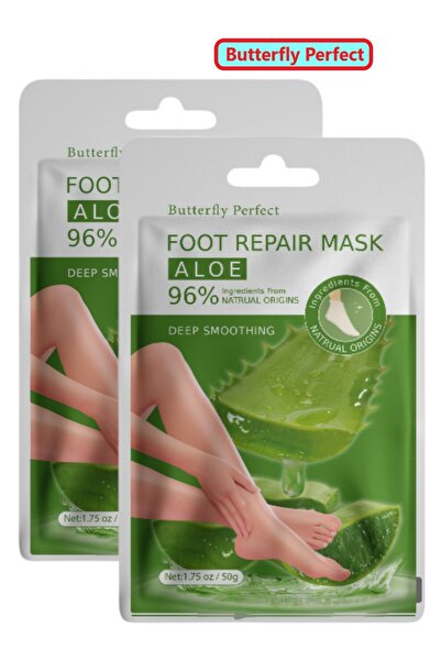 Butterfly Perfect 2Pcs Magic Foot Moisturizing Socks with Aloe Extract and Ri...
