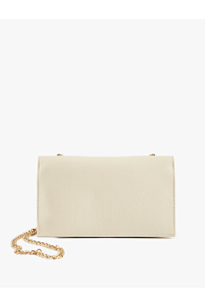 Koton Τσάντα χιαστί από συνθετικό δέρμα με λουράκι αλυσίδας