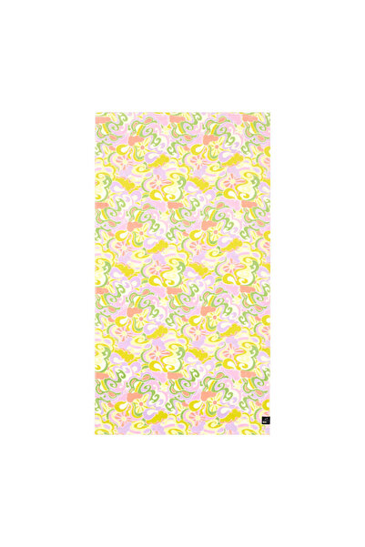 Slowtide Ψυχεδελική Πετσέτα Θαλάσσης με Ηλιοφάνεια Πολύχρωμη 90x154