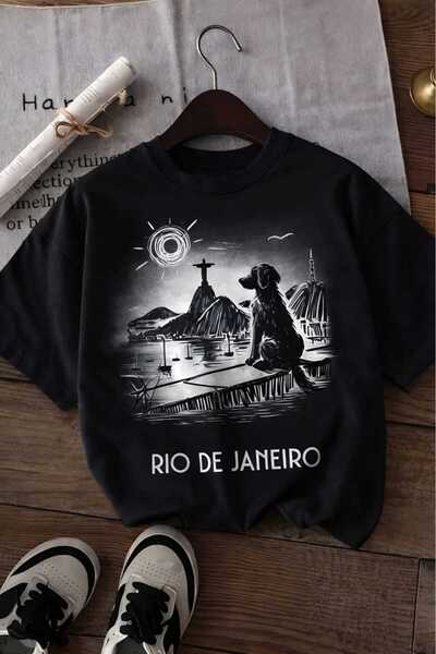 BENROMA Παιδικό μπλουζάκι unisex με στάμπα Ρίο ντε Τζανείρο 7GH1