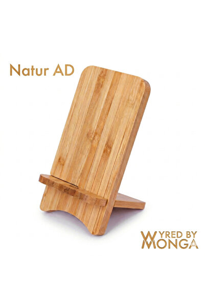 Wyred by Monga Natur AD Ασύρματος Φορτιστής 10W, Βάση Τηλεφώνου από Μπαμπού, ...
