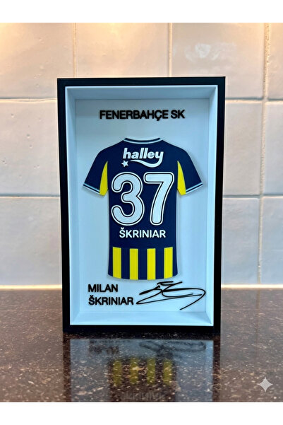 NadarStudio Fenerbahçe Temalı 22x14 Özel Futbol Çerçevesi | Kişiye Özel Forma...