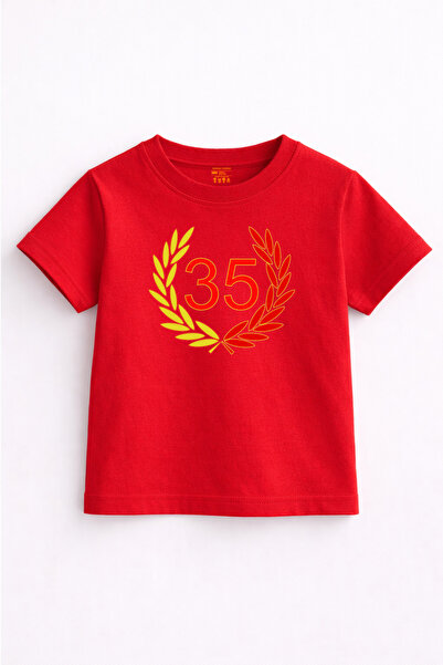 Rabona Fashion 35 Minimal – Tricou pentru copii cu imprimeu ghirlandă din ser...
