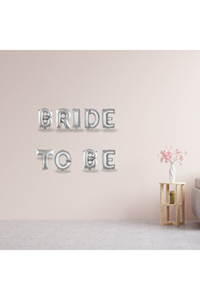 tedaks Bride Concept Silver Foil Lettered Bride to Be Decoration