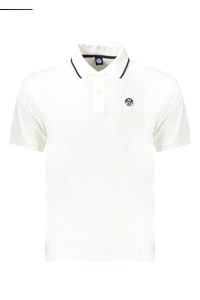 North Sails Ανδρικό μπλουζάκι πόλο με στρογγυλό λογότυπο και λεπτομέρειες σε ...