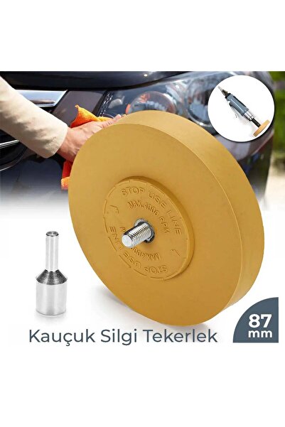 Tayrex Kauçuk Silgi Tekerlek Profesyonel 87mm