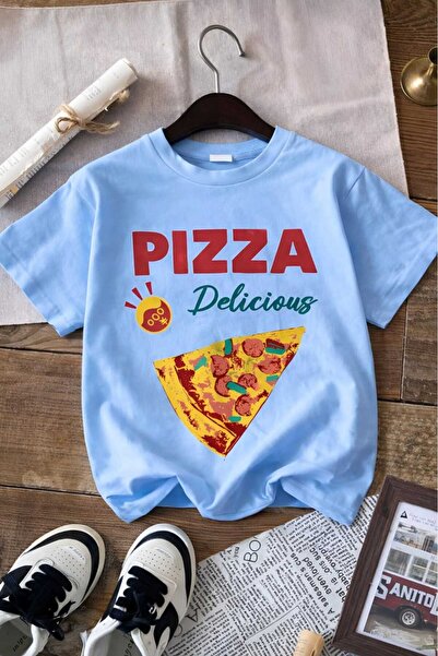 DM DOLCE MORE ΠΙΤΖΑ ΤΥΠΩΜΕΝΟ ΠΑΙΔΙΚΟ ΜΠΛΟΥΖΑΚΙ UNISEX 7GH1