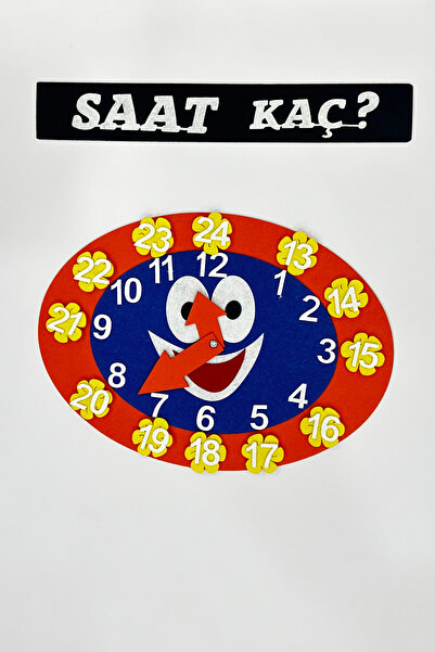 Keçebahçesi Kayseri Interactive Magnetic Clock Set, Educational Magnetic Cloc...