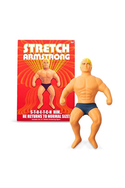 Basic Fun Figurina flexibila, Stretch Armstrong Retro Super Stretchy, 25 cm