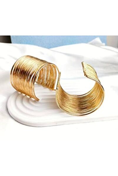 GAMY JEWELLERY Δύο χρυσά βραχιόλια με ακτίνες