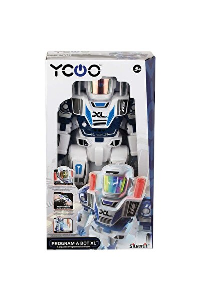 Silverlit Robot interactiv cu telecomanda, Silverlit, Ycoo, Program A Bot XL